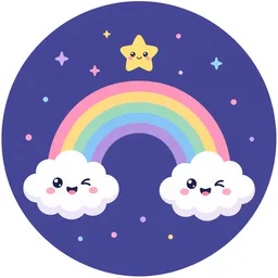 A small rainbow.